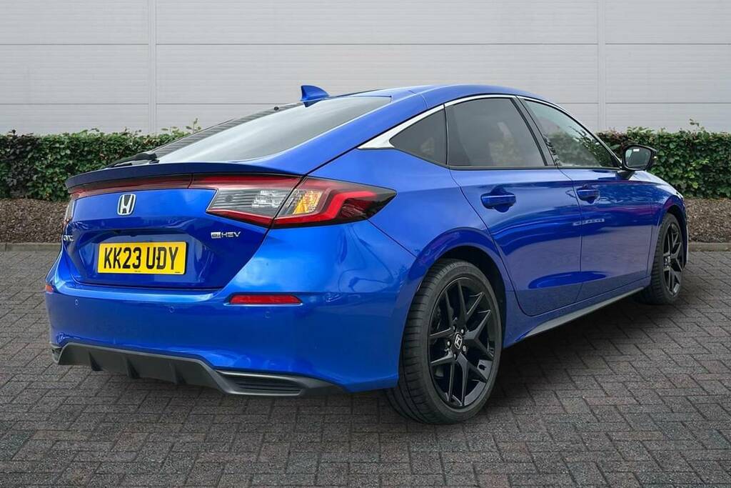 Honda Civic 2.0 Ehev Advance Cvt KK23UDY Blue #5