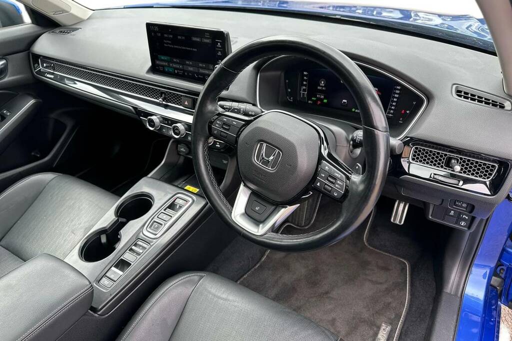 Honda Civic 2.0 Ehev Advance Cvt KK23UDY Blue #4