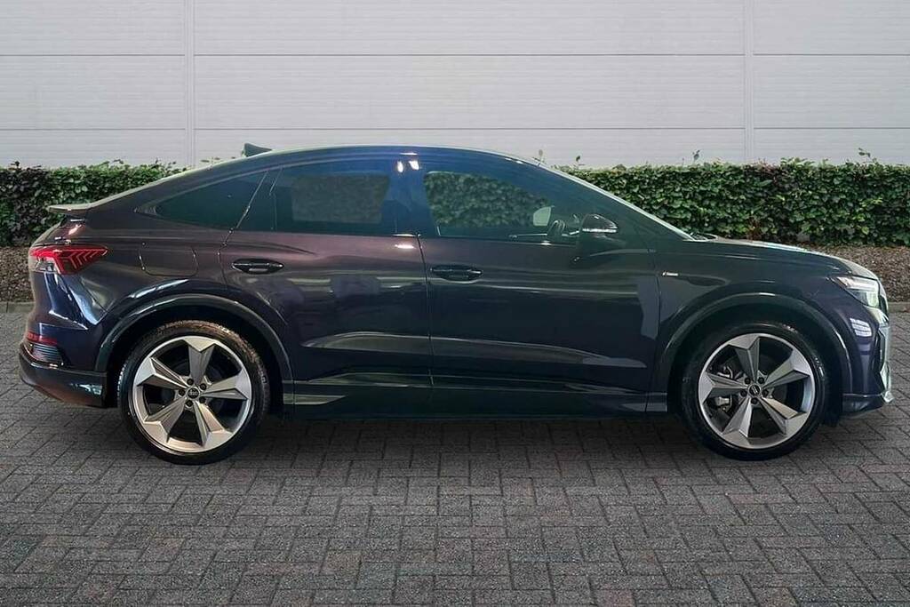 Audi Q4 E Tron 210Kw 45 82Kwh Black Edition KM75VVZ Purple #4