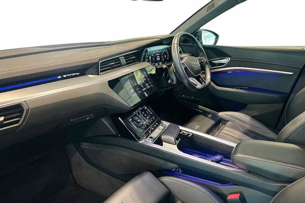 Audi E-tron 230Kw 50 Quattro 71Kwh S Line WV72URU Blue #2