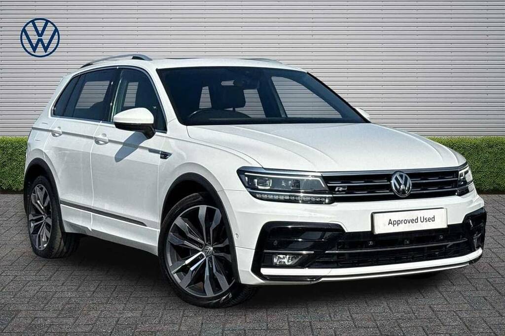 Volkswagen Tiguan 2.0 Tdi 190 4Motion R-line Tech Dsg White