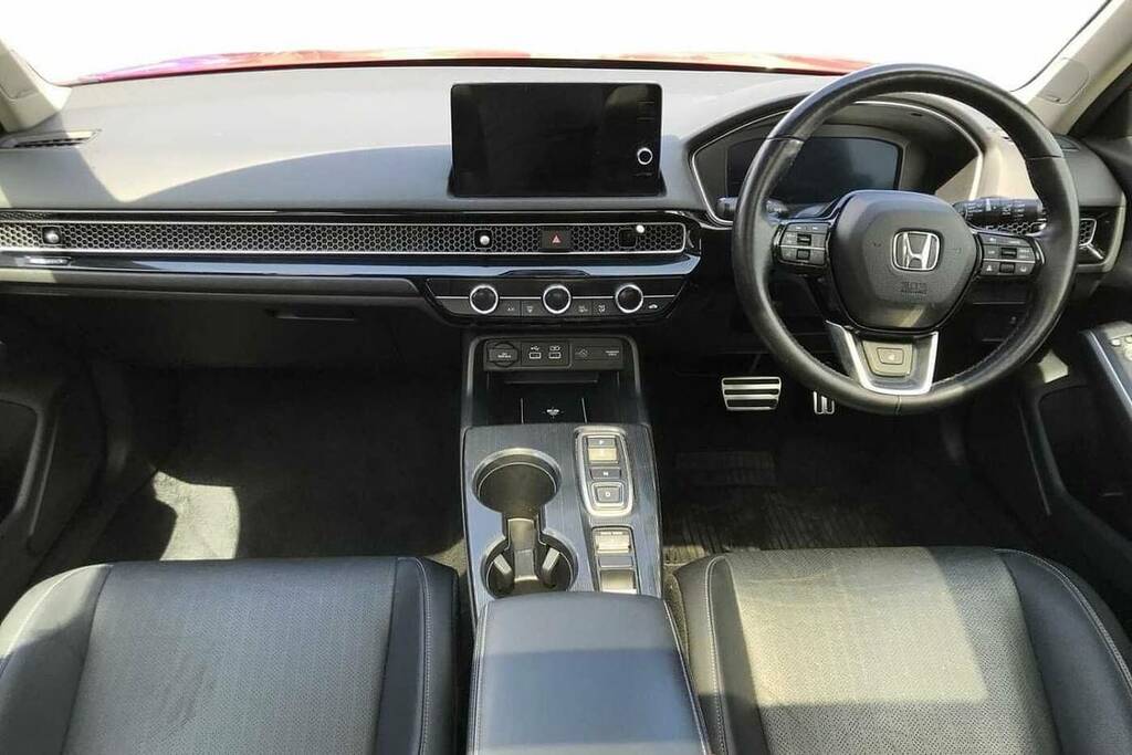 Honda Civic 2.0 Ehev Advance Cvt Red #4
