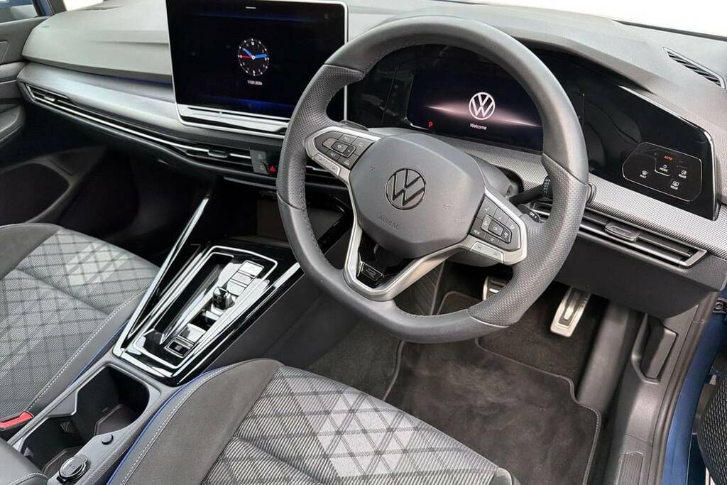 Volkswagen Golf 2.0 Tdi 150 R-line Dsg KY75UDE Blue #4