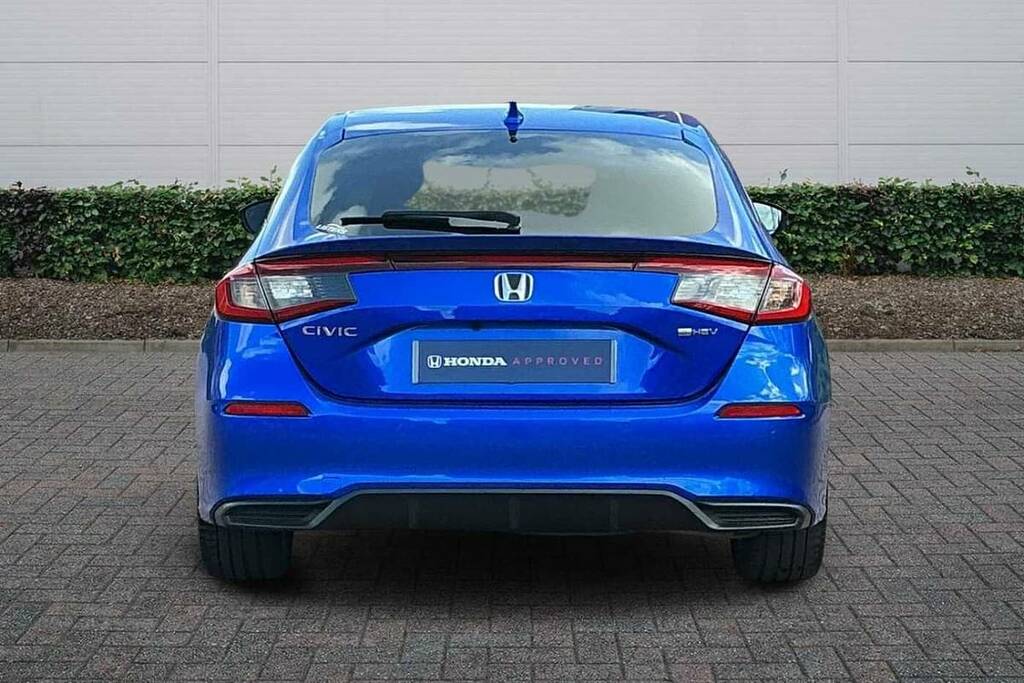Honda Civic 2.0 Ehev Elegance Cvt Black #8