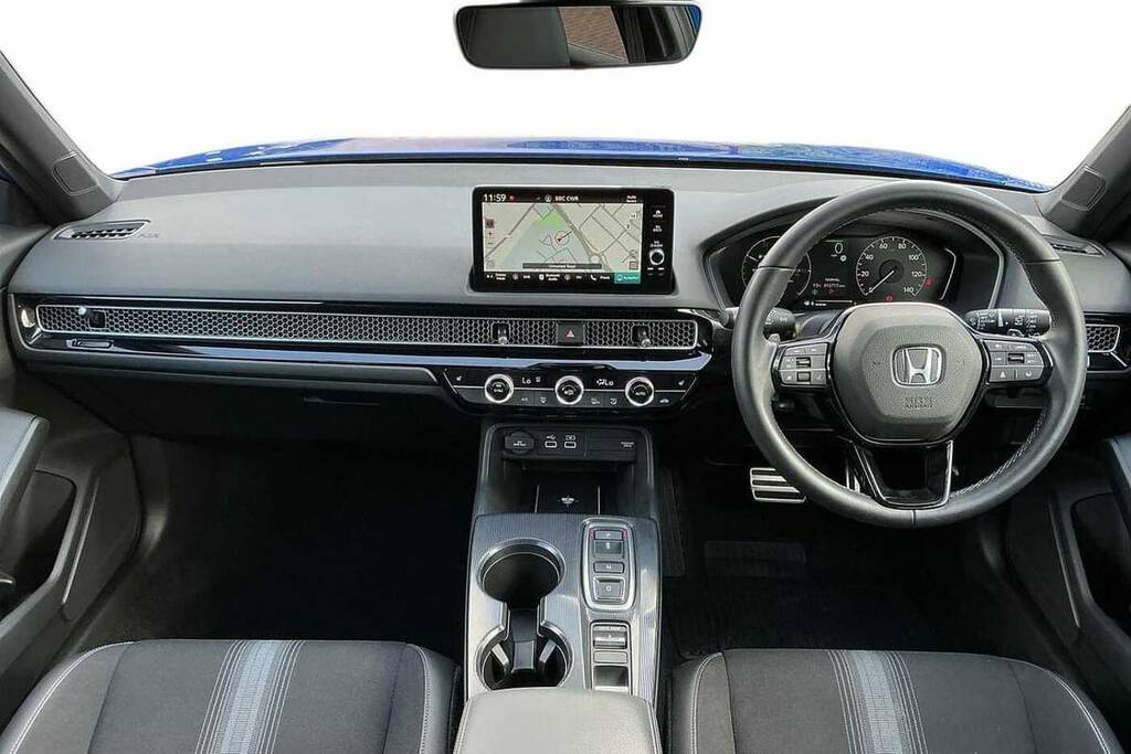 Honda Civic 2.0 Ehev Elegance Cvt Black #9