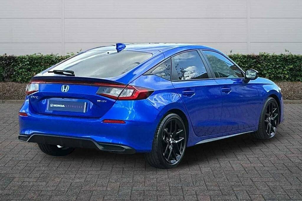 Honda Civic 2.0 Ehev Elegance Cvt Black #13