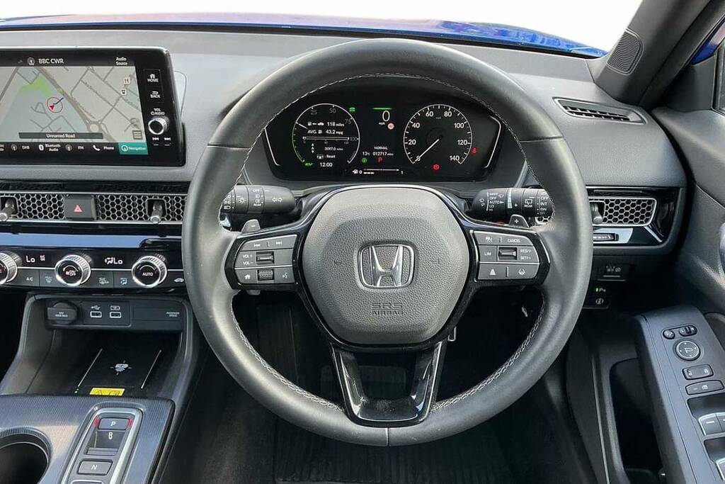 Honda Civic 2.0 Ehev Sport Cvt Blue #6