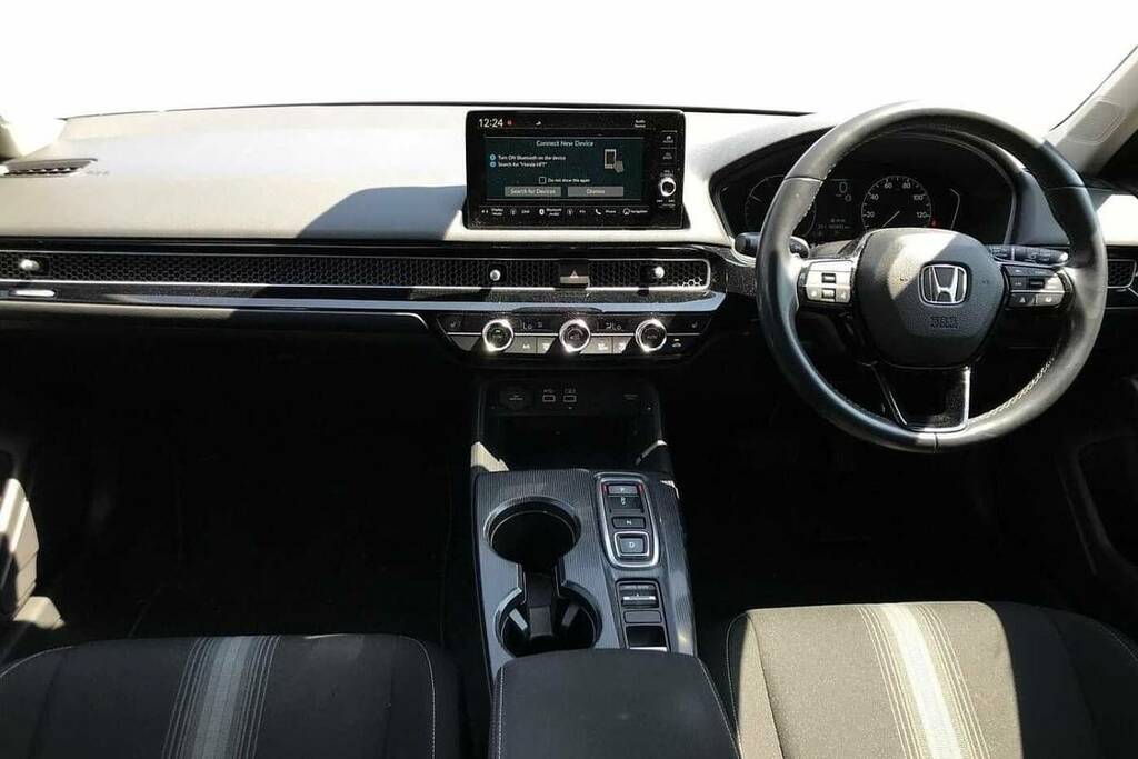 Honda Civic 2.0 Ehev Elegance Cvt Black #4