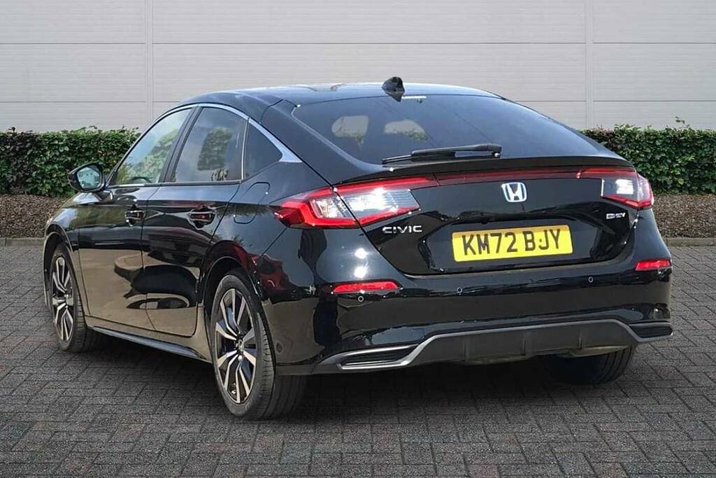 Honda Civic 2.0 Ehev Elegance Cvt Black #3