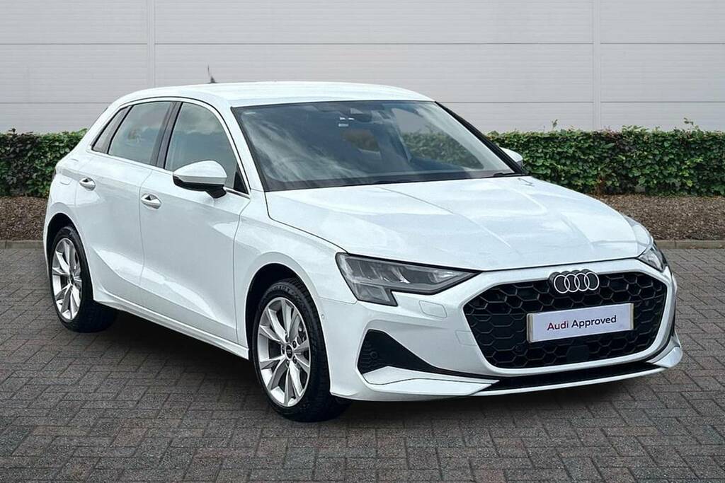 Audi A3 30 Tfsi Sport S Tronic VX25YVZ White
