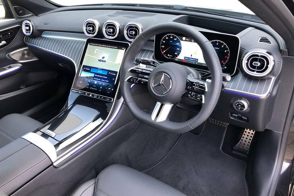 Mercedes-Benz C Class C300 Amg Line Premium Plus 9G-tronic Black #5