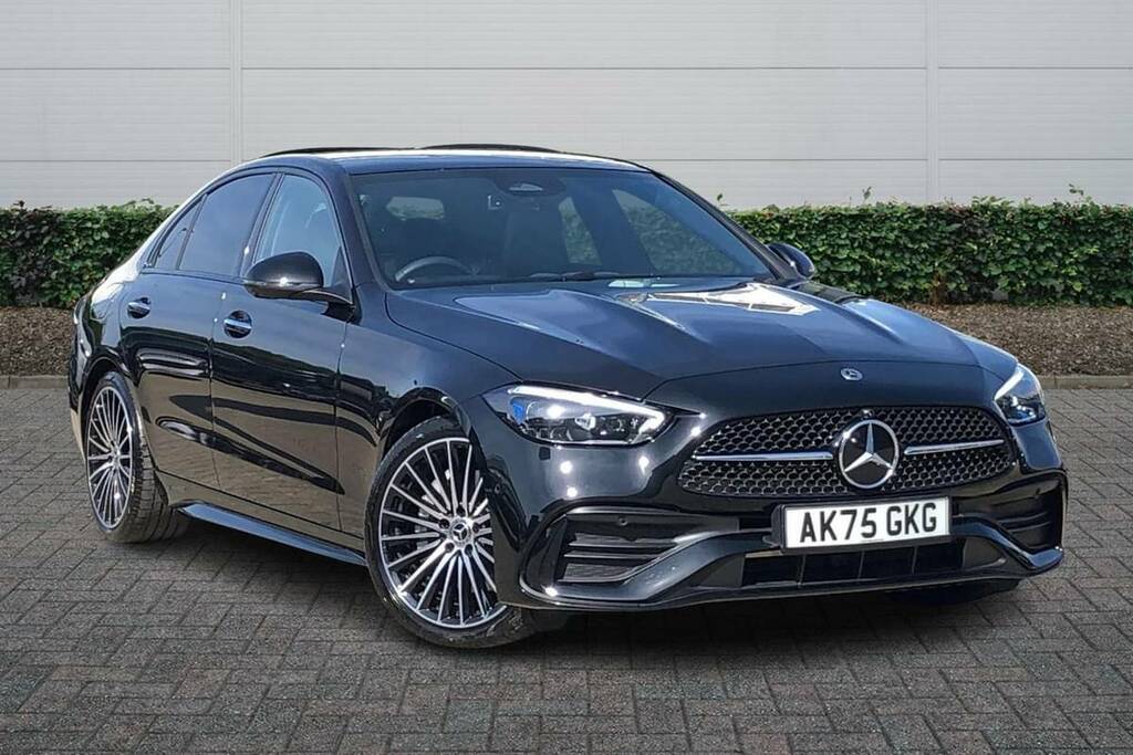 Mercedes-Benz C Class C300 Amg Line Premium Plus 9G-tronic Black