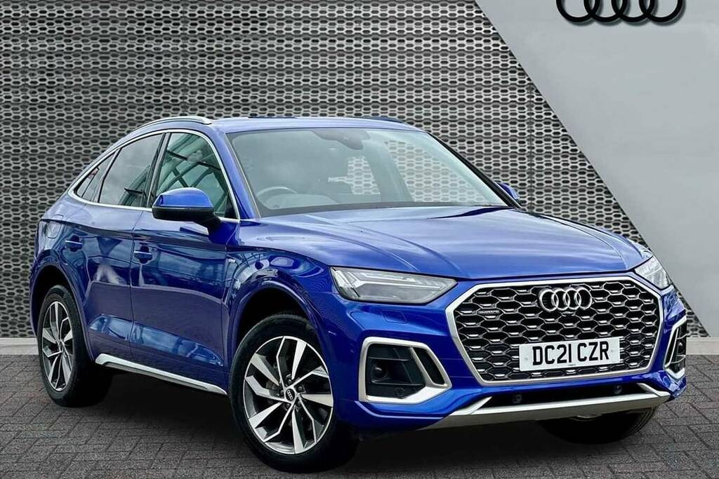 Audi Q5 40 Tdi Quattro S Line S Tronic DC21CZR Blue #2