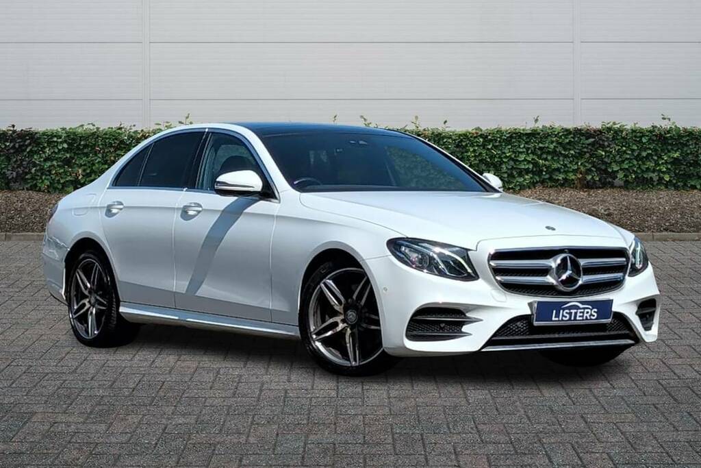 Mercedes-Benz E Class E350d Amg Line Premium 9G-tronic White