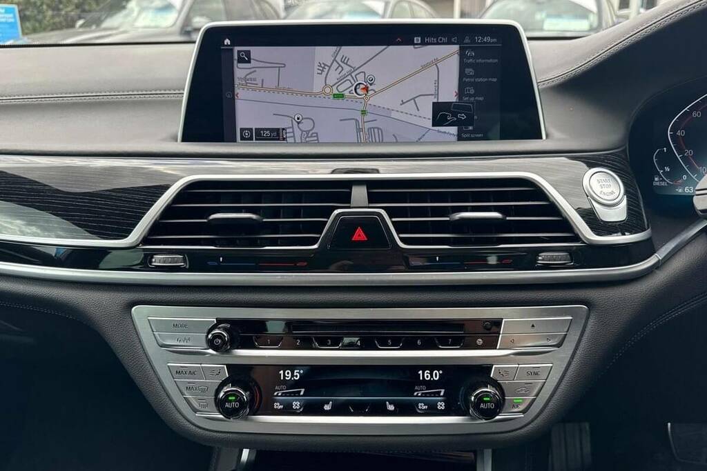 BMW 7 Series 730D Mht M Sport Black #23