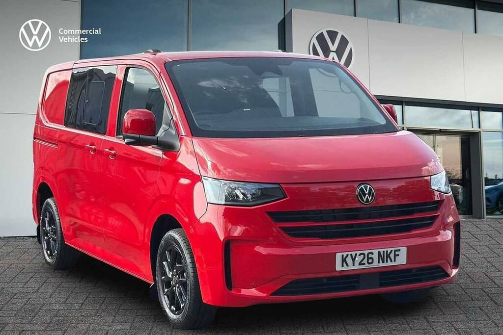 Volkswagen Transporter 2.0 Tdi 170 Commerce Pro Kombi Van 5 Plus KY26NKF Red