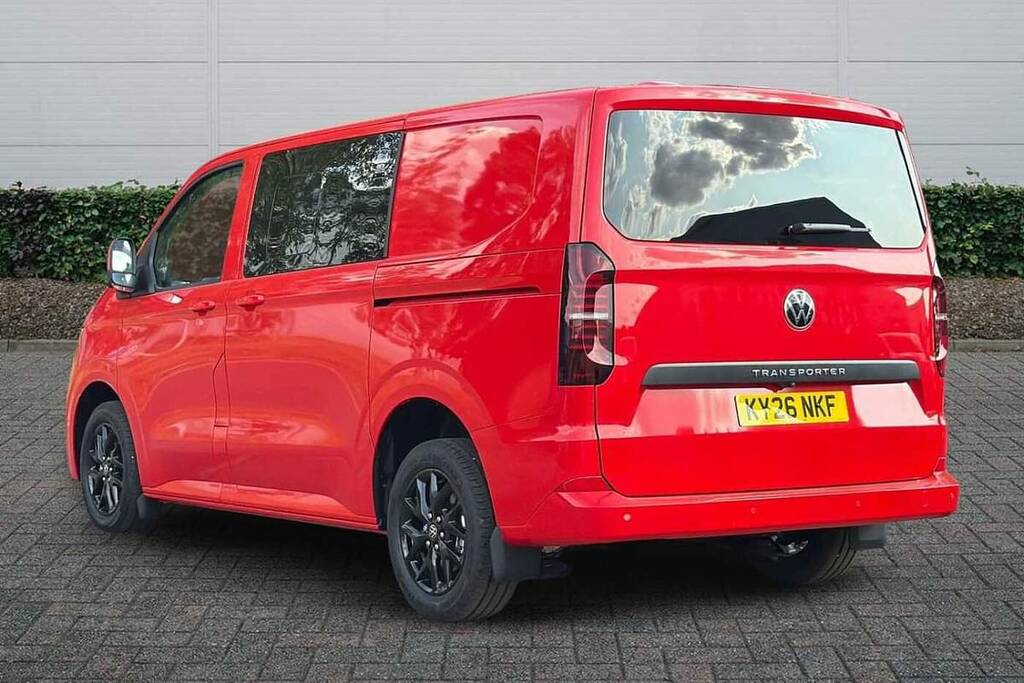 Volkswagen Transporter 2.0 Tdi 170 Commerce Pro Kombi Van 5 Plus KY26NKF Red #3