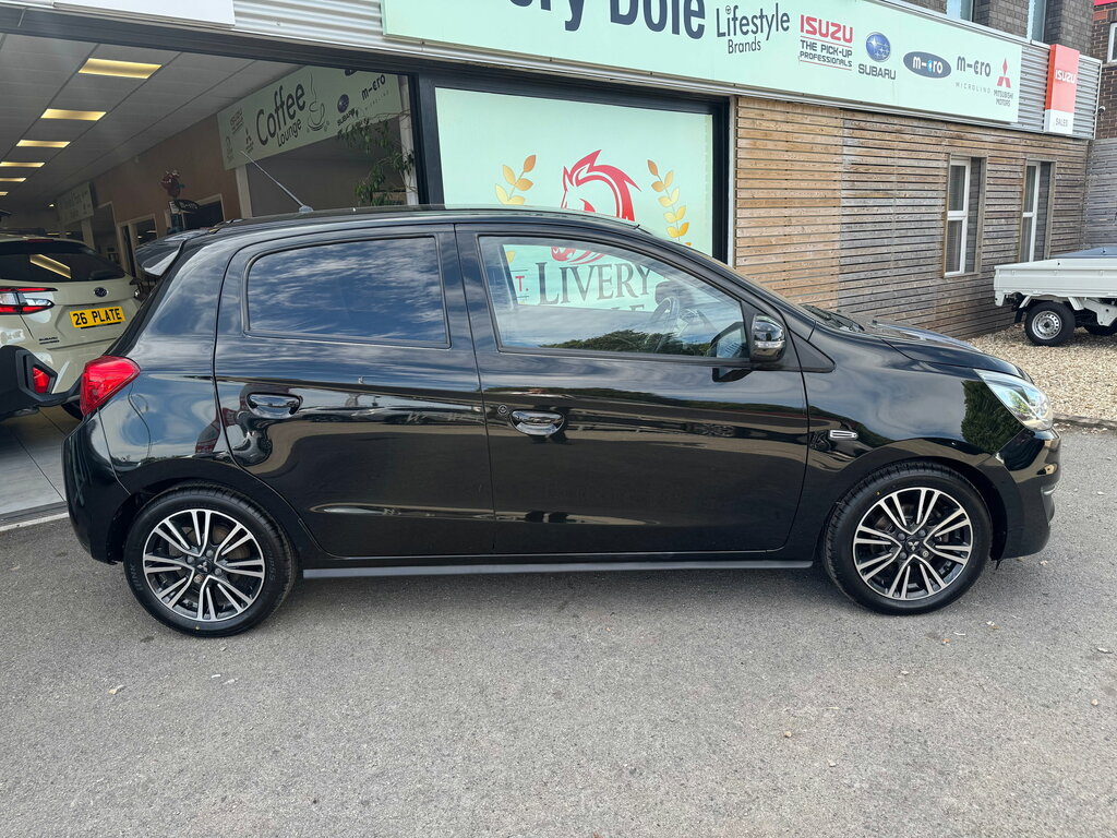 Mitsubishi Mirage 1.2 Juro Hatchback Euro 6 Ss RX16ZTF Black #6