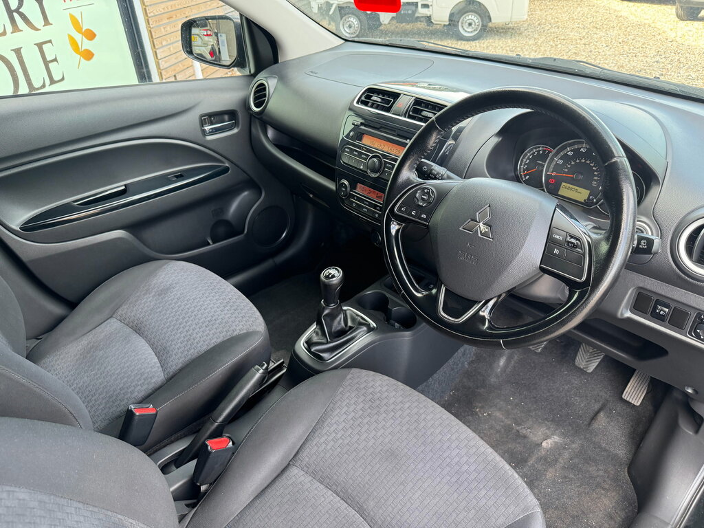 Mitsubishi Mirage 1.2 Juro Hatchback Euro 6 Ss RX16ZTF Black #2