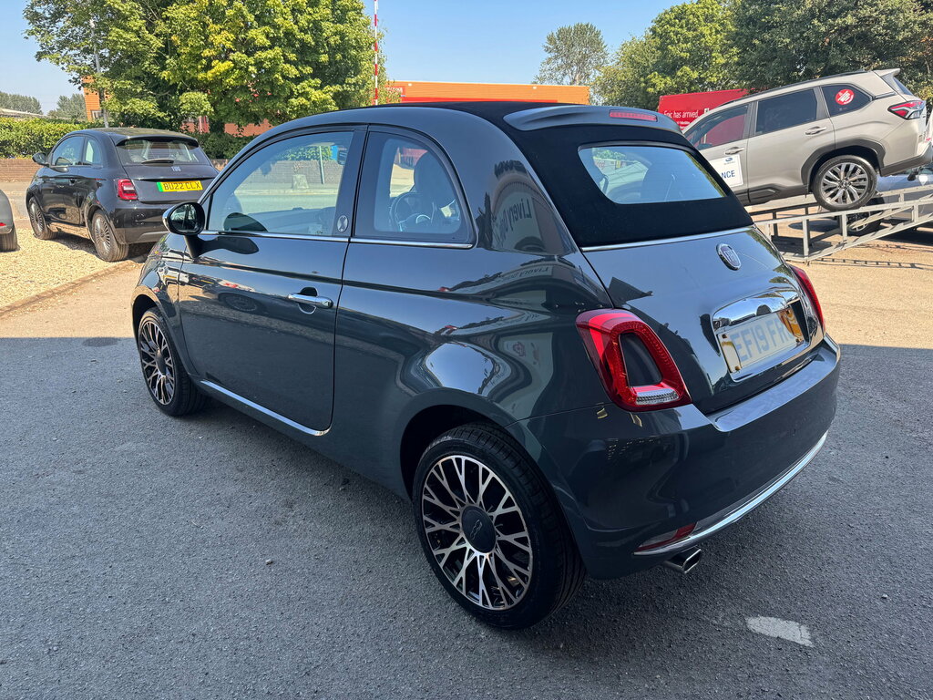 Fiat 500C 1.2 Lounge Convertible Euro 6 S Grey #8
