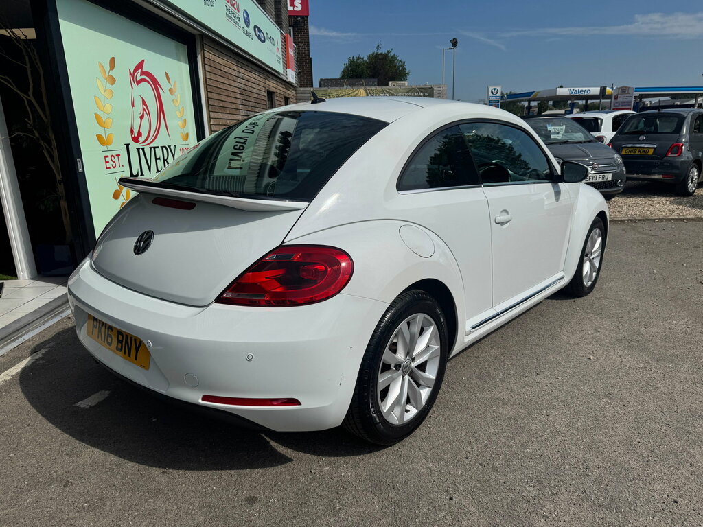 Volkswagen Beetle 1.4 Tsi Bluemotion Tech Design Hatchback Petro White #6