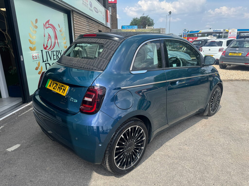 Fiat 500E C 42Kwh La Prima Convertible 118 Green #5