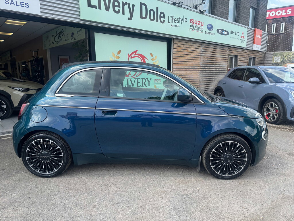Fiat 500E C 42Kwh La Prima Convertible 118 Green #4