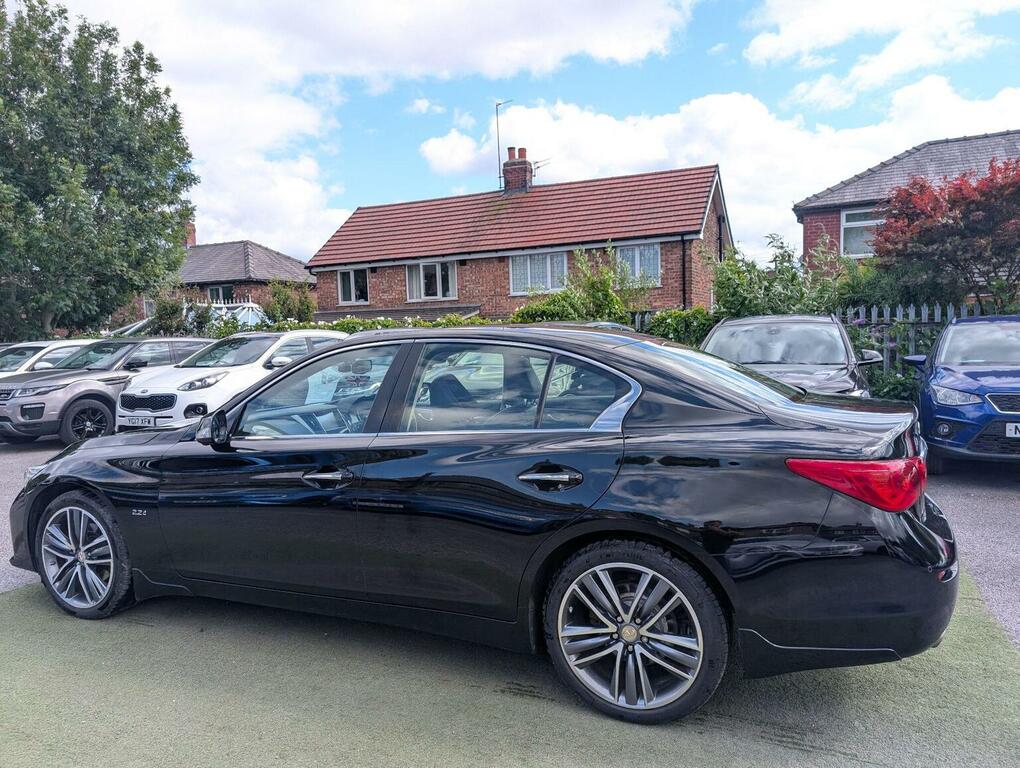 Infiniti Q50 S Hybrid Awd 4-Door White #19