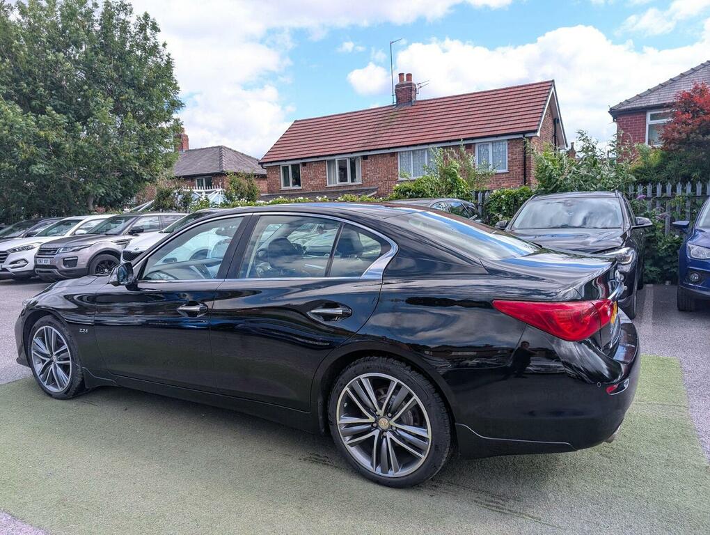 Infiniti Q50 S Hybrid Awd 4-Door White #20