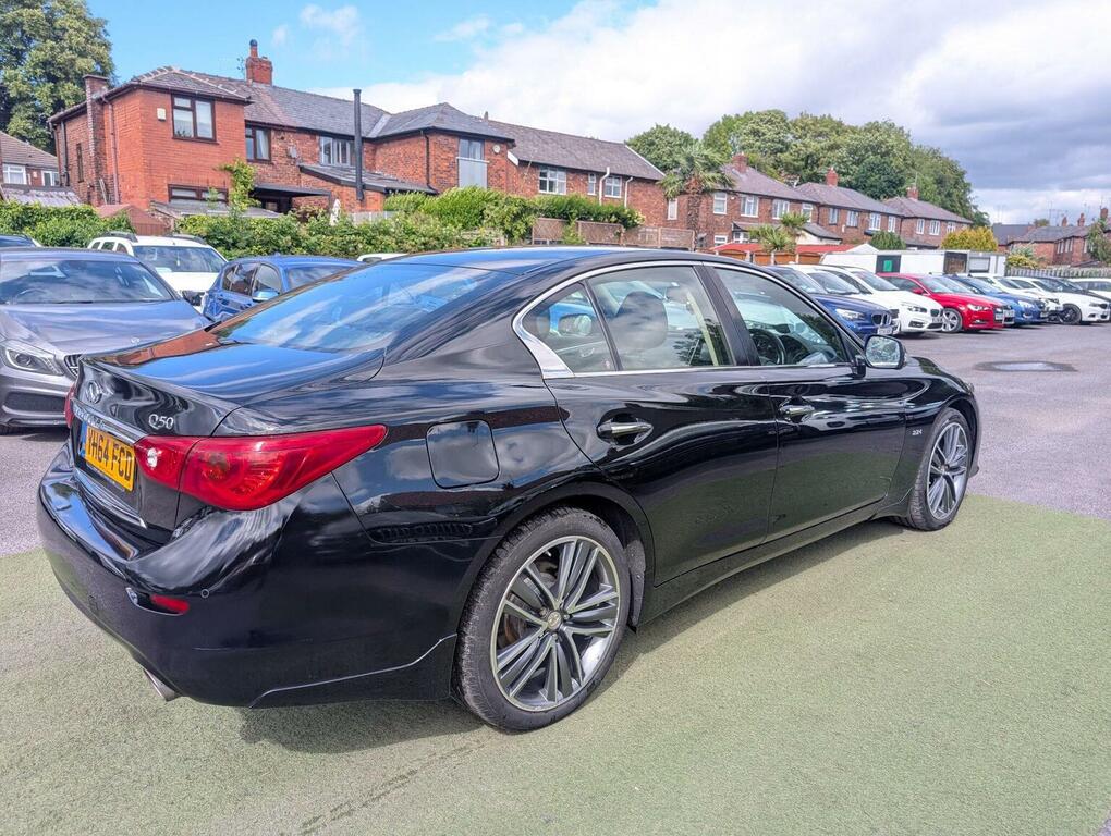 Infiniti Q50 S Hybrid Awd 4-Door White #29