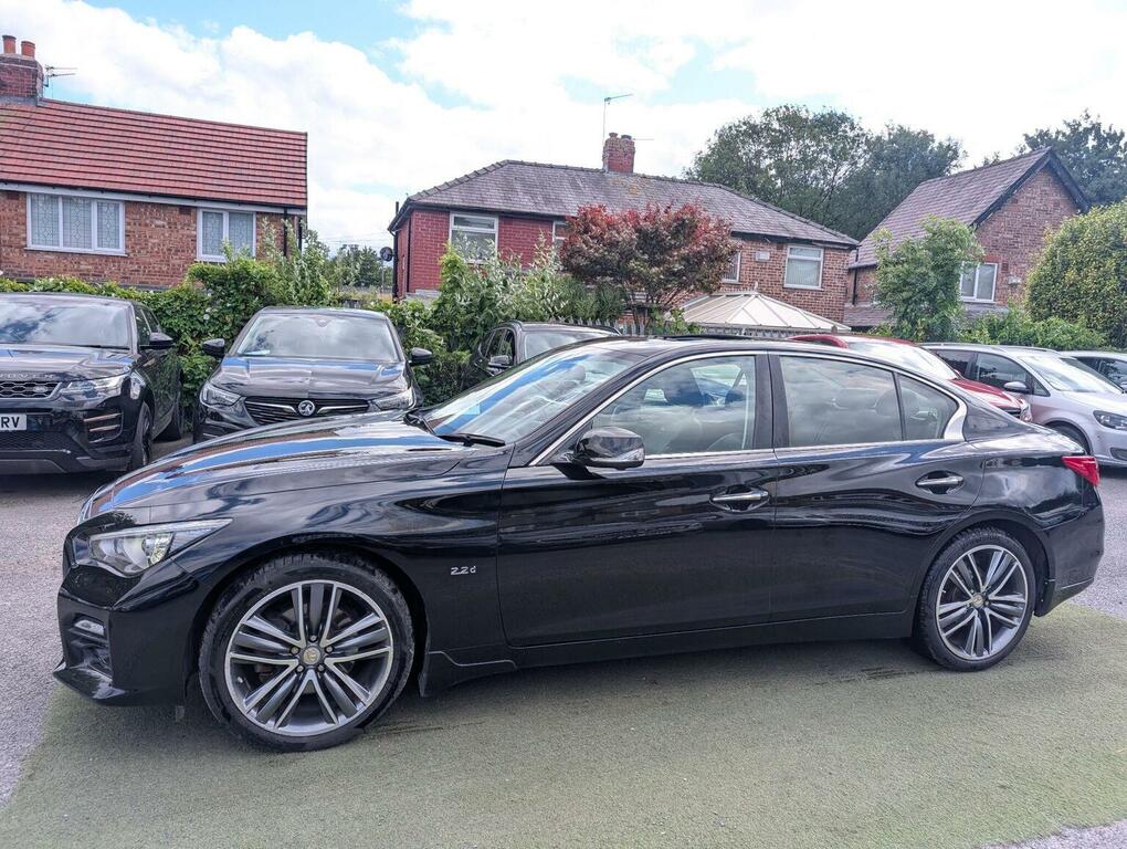 Infiniti Q50 S Hybrid Awd 4-Door White #16
