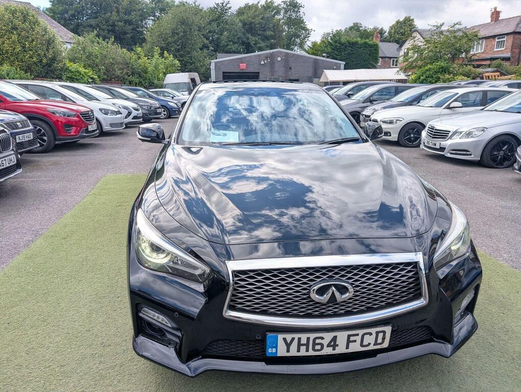 Infiniti Q50 S Hybrid Awd 4-Door White #9