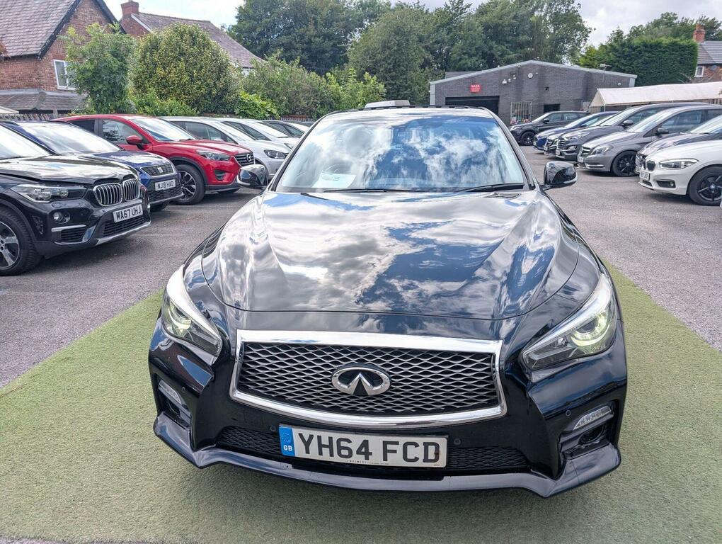 Infiniti Q50 S Hybrid Awd 4-Door White #10