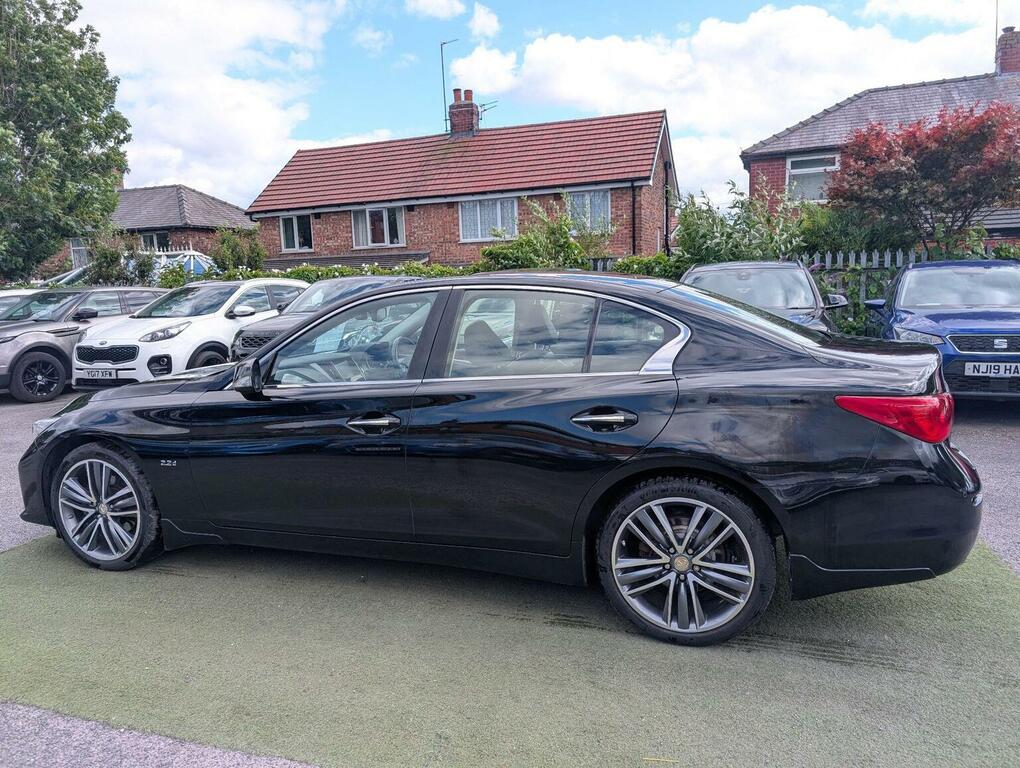 Infiniti Q50 S Hybrid Awd 4-Door White #18