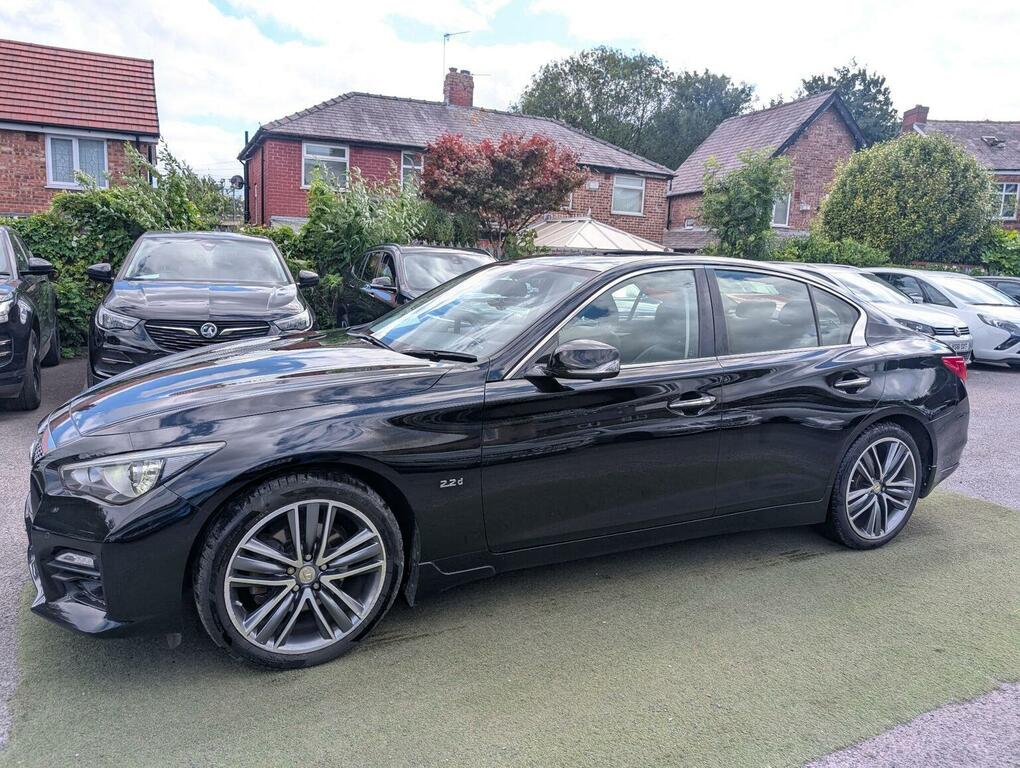 Infiniti Q50 S Hybrid Awd 4-Door White #15