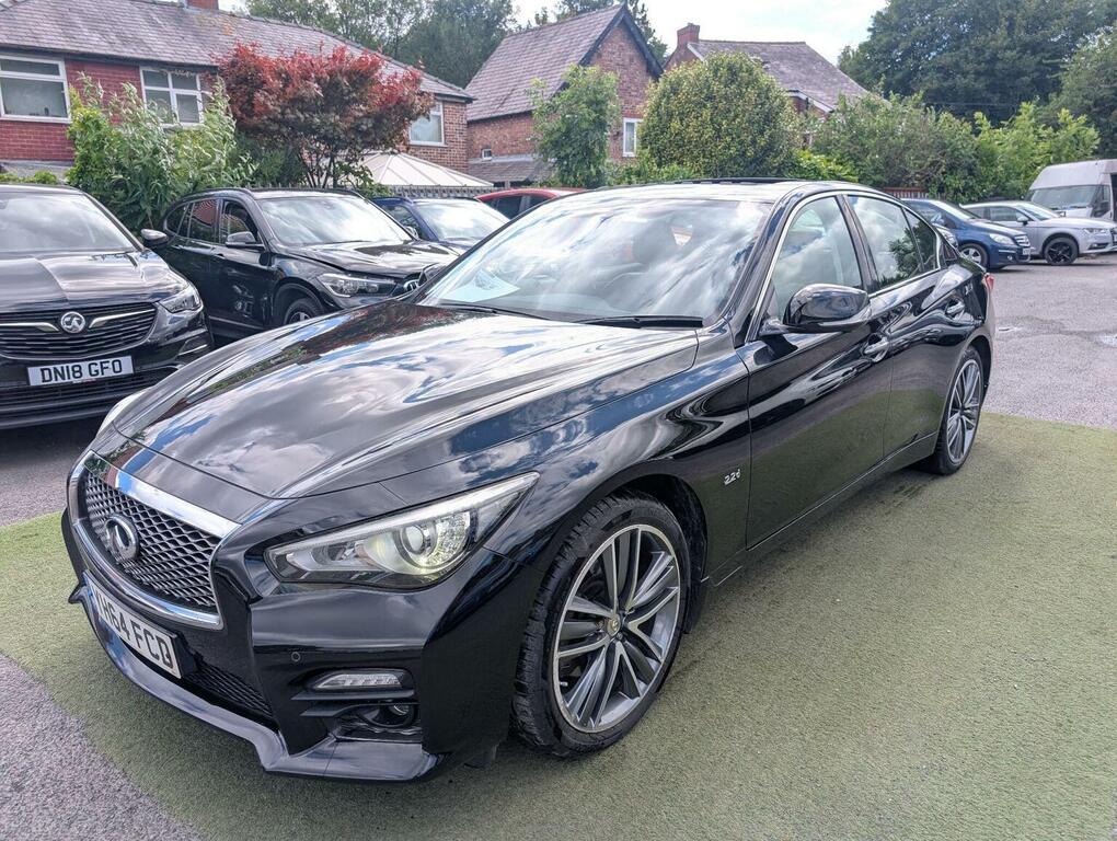 Infiniti Q50 S Hybrid Awd 4-Door White #13