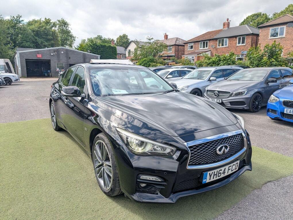 Infiniti Q50 S Hybrid Awd 4-Door White #33