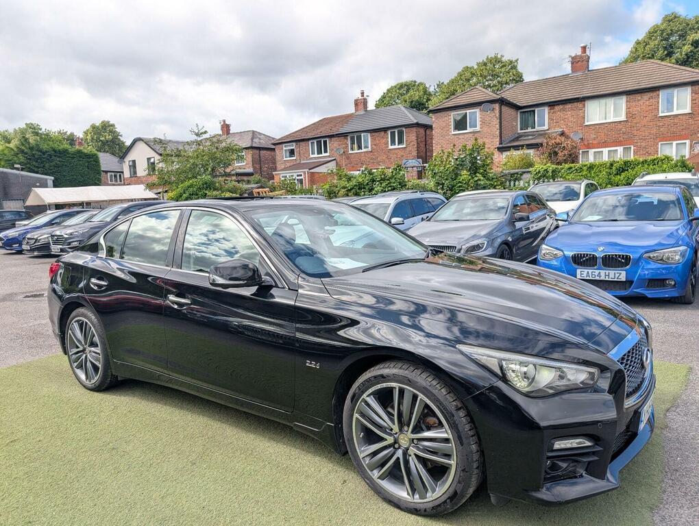 Infiniti Q50 S Hybrid Awd 4-Door White #32