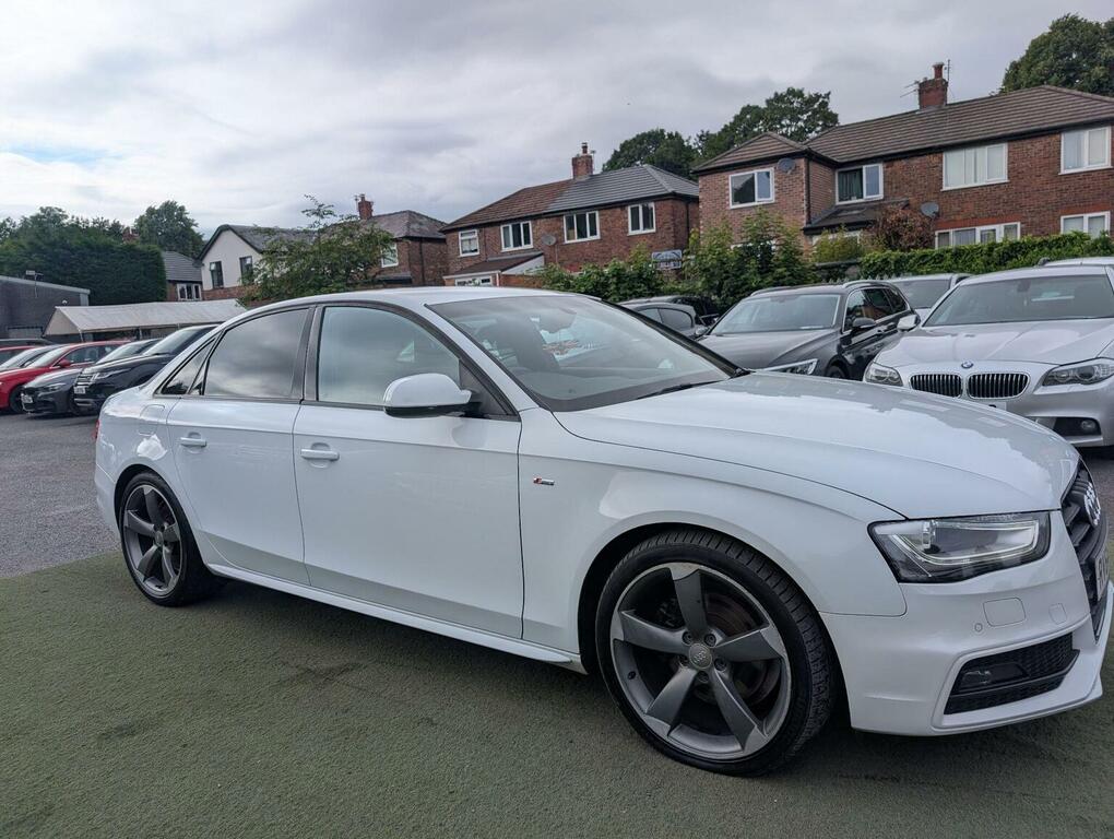 Audi A4 Saloon 2.0 Tdi Black Edition S Tronic Quattro Euro White #4