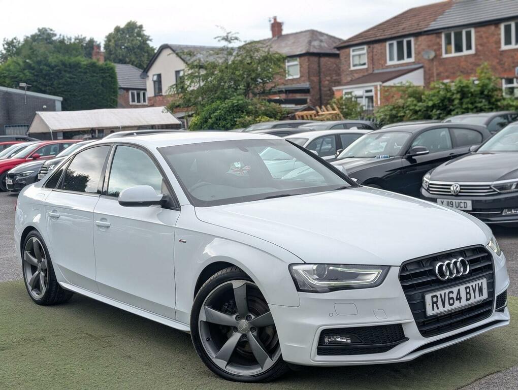 Audi A4 Saloon 2.0 Tdi Black Edition S Tronic Quattro Euro White