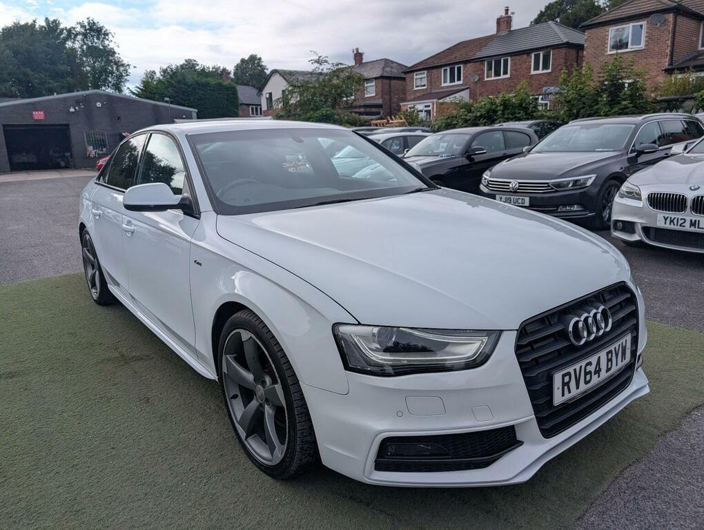 Audi A4 Saloon 2.0 Tdi Black Edition S Tronic Quattro Euro White #6