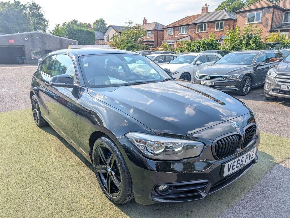 BMW 1 Series Hatchback 1.5 116D Sport Euro 6 Ss 201565 VE65PVZ Black #6