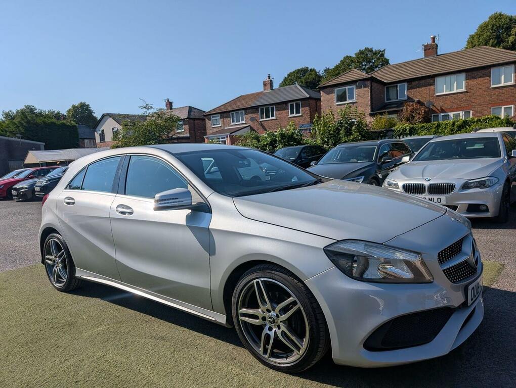 Mercedes-Benz A Class Hatchback 1.5 A180d Amg Line Euro 6 Ss 201 Silver #5