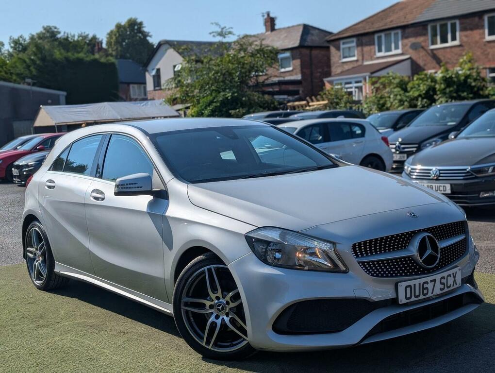 Mercedes-Benz A Class Hatchback 1.5 A180d Amg Line Euro 6 Ss 201 Silver
