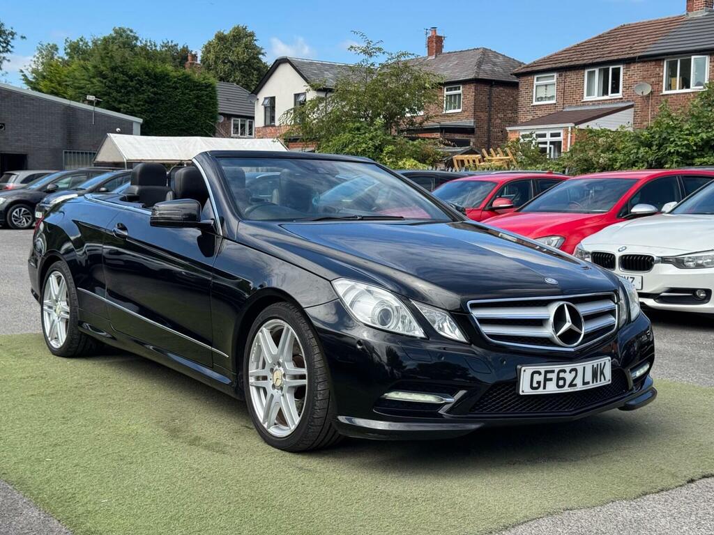 Mercedes-Benz E Class 2.1 E250 Cdi Blueefficiency Sport Cabriolet G-tron Black