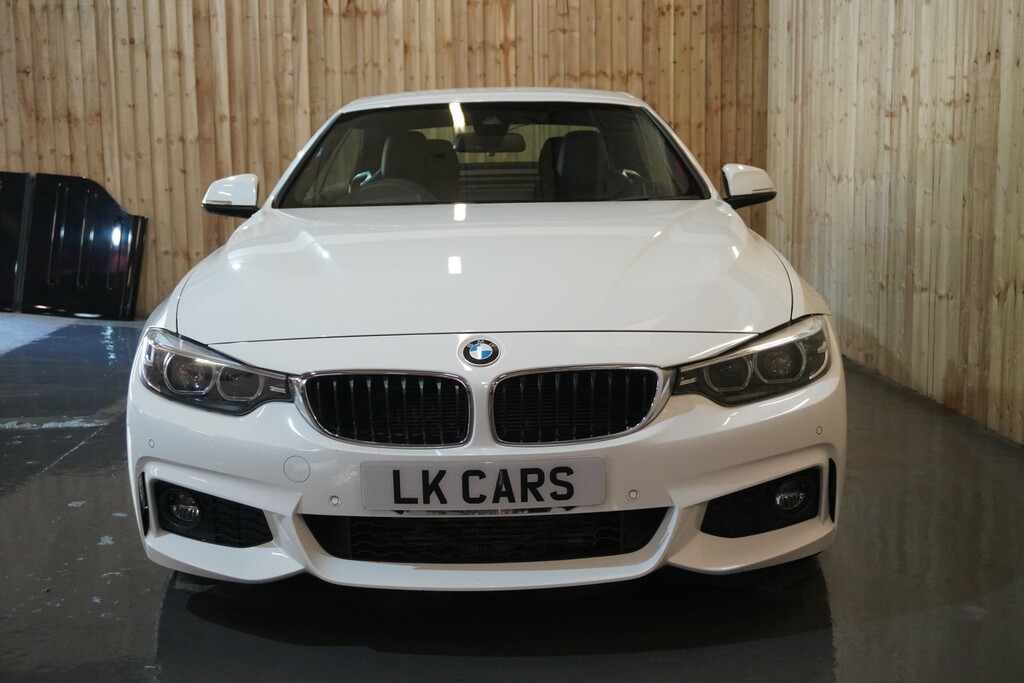 BMW 4 Series 2.0 420D M Sport Convertible White #4