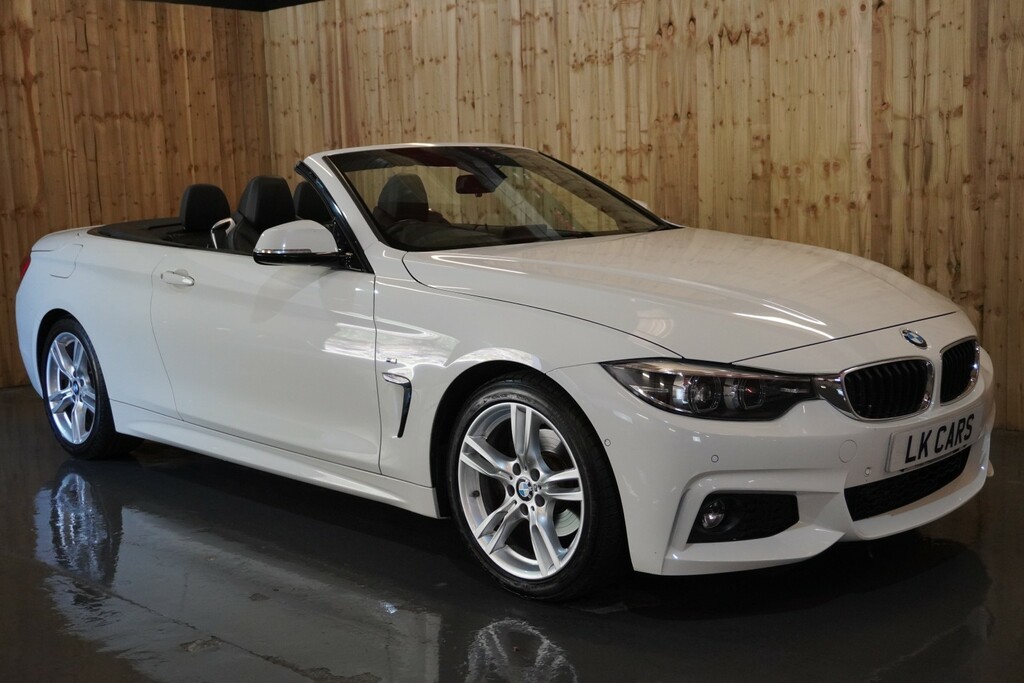 BMW 4 Series 2.0 420D M Sport Convertible White