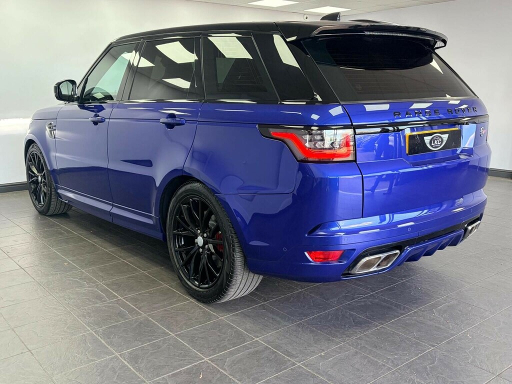 Land Rover Range Rover Sport Suv 5.0 P575 V8 Svr 4Wd Euro 6 Ss 202 AF22NWP Blue #4