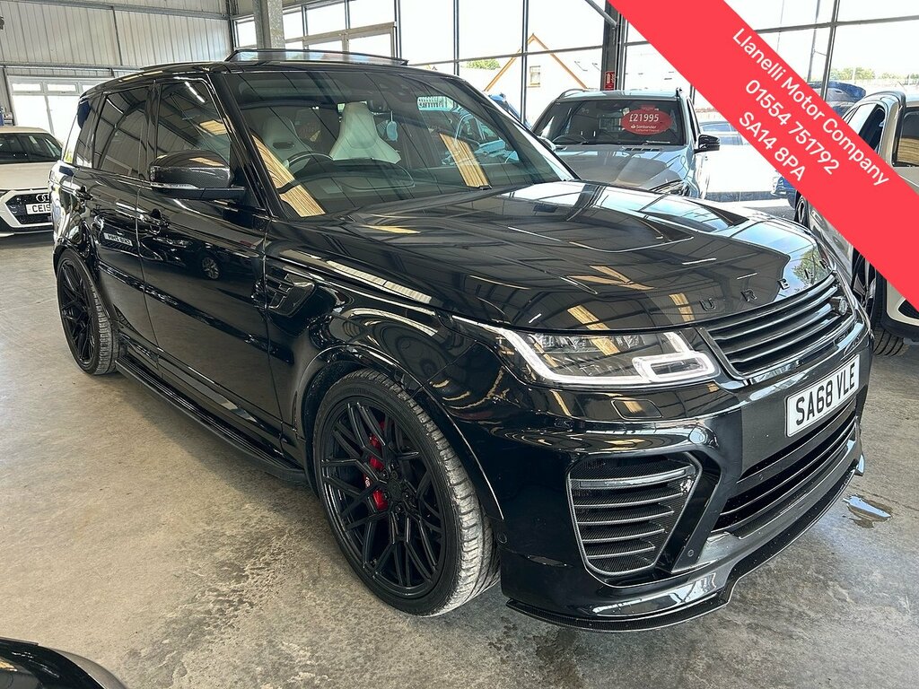 Land Rover Range Rover Sport P575 V8 Svr Black