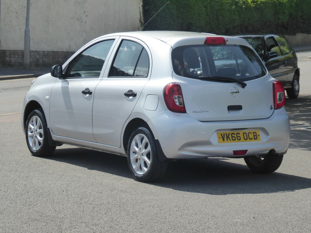 Nissan Micra Hatchback 1.2 Vibe 201666 Silver #4